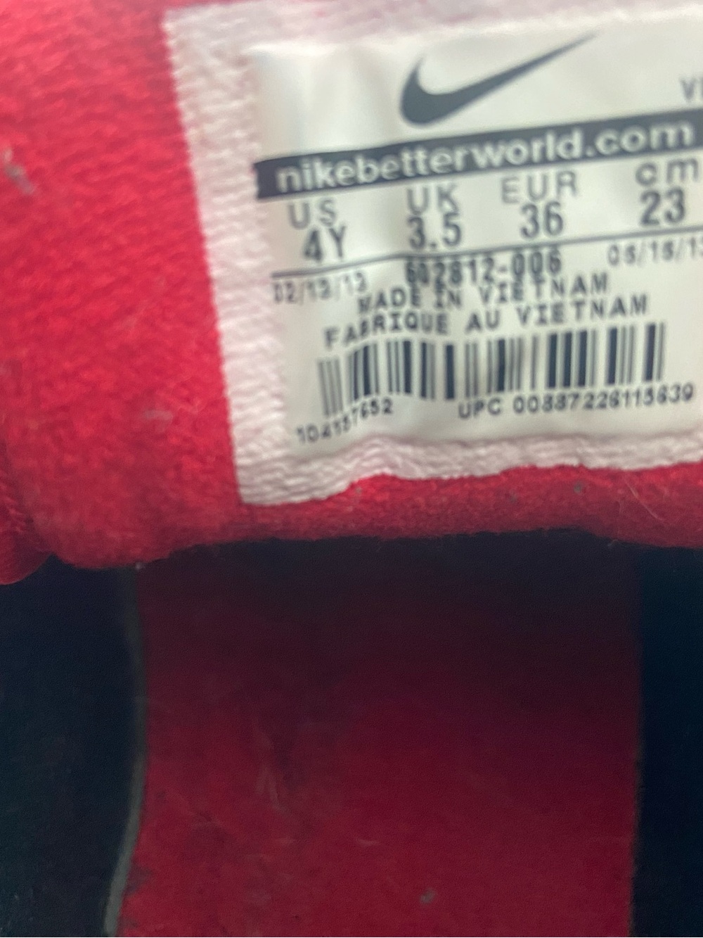 Red & Black Nike Slants - Picture 13 of 14